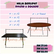 Meja Berlipat Pelbagai Saiz / Meja Jepun Berlipat / Study Desk / Folding Table / Meja Belajar