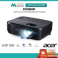 ACER X1129HP 4,800 ANSI LUMENS DLP PROJECTOR SVGA (800x600), CONTRAST RATIO: 20,000:1. WITH BUILT-IN