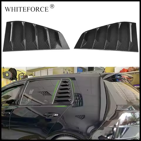 2PCS Car Rear Window Shutter Cover Trim for VW GOLF 6 GOLF 7 GOLF 7.5 MK7/7.5 GTI GTD R MODELS Windo