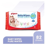 Pigeon Baby Wipes Pure Water - 82 Sheets | Baby Wet Wipes