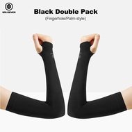 【Best Seller】SOLOEVER Arm Sleeves 1 Pair ปลอกแขนกันแดด UV UPF50+แขนเสื้อ ปลอกแขนฤดูร้อน พร้อมปลอกนิ้
