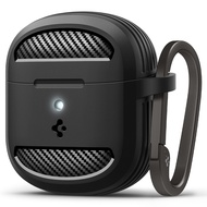 SPIGEN Case for Google Pixel Buds 2a [Rugged Armor] Carbon Fiber Design with Flexible and Durable Sh