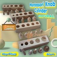 Montessori Knob Cylinder (Contains 4 Boards)