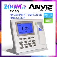 ANVIZ D200 FINGERPRINT STANDALONE TIME ATTENDANCE DEVICE