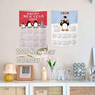 2026 Cartoon Hanging Cloth Calendar Bedroom Wall Decoration new Year Calendar