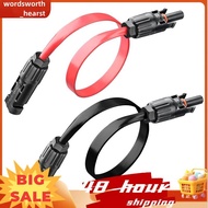 65cm/26IN/2.17ft 12AWG Flat Solar Panel Cable Window Balcony PV Flat Wire for Protable Power Station