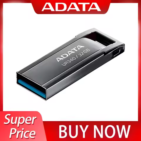 USB 3.2 Original ADATA USB Flash Drive UR340 Mini U Stick 32GB 64GB 128GB High Speed Storage Pendriv