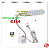 MESIN CAHAYA C124 ORIGINAL MAGNETIC LAMP FOR READING LEARNING 30 LED SEWING MACHINE USING PLUG DIREC