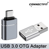 2ชิ้น3.0 USB Type-C OTG อะแดปเตอร์ชนิด C USB C ตัวผู้ไปยัง USB ตัวเมียตัวแปลงสำหรับ MacBook Xiaomi Samsung S20 usbc OTG