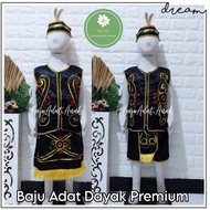 BOYS' TRADITIONAL DAYAK CLOTHES | GIRLS' TRADITIONAL DAYAK CLOTHES |KALIMANTAN TRADITIONAL DAYAK COS