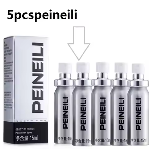 5pcs Peineili Delay Spray Massage Oil Male Delay For Men Spray Male External Use Anti Premature Ejac