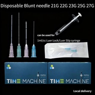 5/50pcs Disposable Blunt needle 22G 23G 25G 27G can be used syringe/ Luer Lock or Luer Slip beauty t