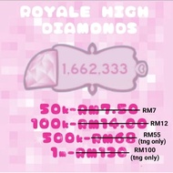 Cheap Royale High Diamonds [50k,100k]