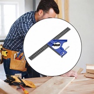 [szluzhen3gv] Combination Square 12inch/30cm Aluminium Alloy Tool T Ruler Carpentry for