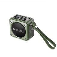 全新 山水 藍牙 5.3 喇叭 U3 靚聲 內置收音機 USB Micro SD 卡 可用 綠色