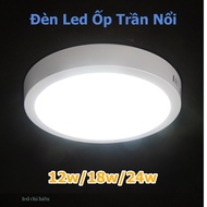 Square round LED ceiling light 12w 18w 24w white light