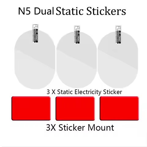 For DDPAI N5 Dual Dash Cam Smart Film and Static Stickers for DDPAI N5 Dual Car DVR VHB Sticker hold