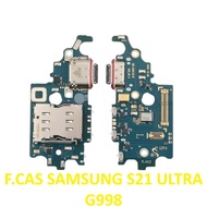 FLEXIBLE PCB CONNECTOR CHARGER BOARD CAS + MIC SAMSUNG S21 ULTRA 5G G998 G998B