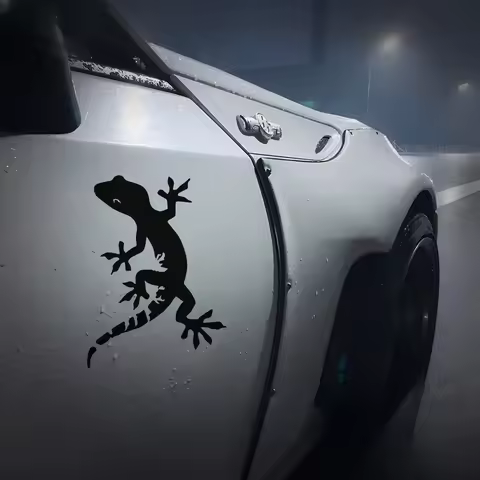 Gecko strolling pickup truck window glass car off-road body pull pattern motorcycle modified decorat