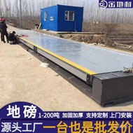 100 Tan Skala Lantai Elektronik 6m 8m 9m 10m 14m 16m 18m 20m 30/50t 60t 80 Tan Skala Lantai