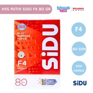 SIDU F4 HVS PAPER - 80gsm SIDU HVS/ Size F4 - 80gm SIDU F4 WHITE HVS PAPER/ SIDU HVS F4 PAPER/ - 80g