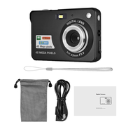 Camera for Vlogging Mini Digital Camera for Photography with 32G Memory Card and Reader Body Camera 