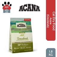 ACANA GRASSLANDS WITH FREE-RUN CHICKEN, DUCK, TURKEY &amp; QUAIL DRY FOOD FOR CAT 1.8KG