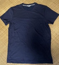 AIGLE 深藍色 圓領 短袖 T恤 M碼 male x tee t shirt 衫 1853