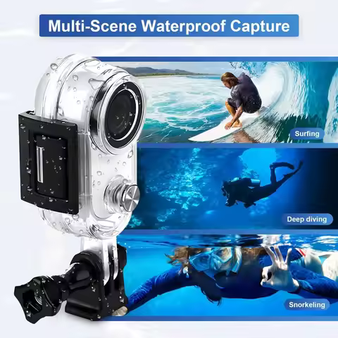 Action Camera Accessories Neck Strap Adjustable Portable Rope Magnetic Deep 30 Meters Waterproof Cas