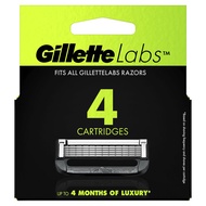 Gillette Labs Refills for Exfoliating Razor / Catridge Refill 4s/8s