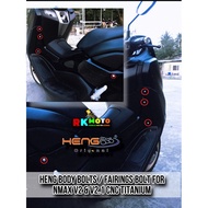 HENG Body Bolts / Fairings Bolt For Nmax V2 & V2.1 CNC TITANIUM