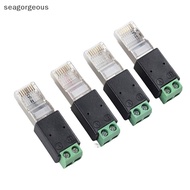 Sgmy RJ45 to RS485 Converter RJ45 Terminal Adapter RJ45 to RS485 Adapter Crystal Head to Terminal QD