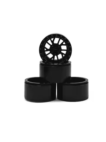 RC4WD 1911 1.9" Beadlock Wheel (Black) (4)