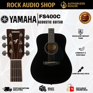 Yamaha FS400C Concert Cutaway Acoustic Guitar - Natural Satin / Smoky Black (Spruce Top)