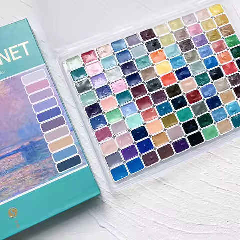 SUPER VISION Artist Watercolor Pigment Macaroon/Morandi Advanced Watercolor Dispense 110 colors 1ml 