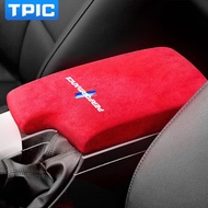 TPIC Alcantara/ Carbon Fiber Leather For BMW Serie 3 E90 E92 M Performance Car Armrest Box Cover Pad Auto Interior Acces