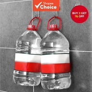 ChatGPT 说：  10PCS Transparent Stainless Steel Hooks – Wall-Mountable, 5kg Load, 180° Rotatable (7x7c