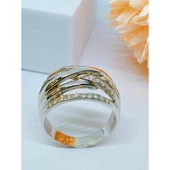 750 白金钻石戒指｜ 750 White Gold Diamond Ring
