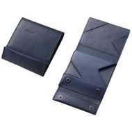 【abrAsus】日本最受歡迎的超薄皮夾（海軍藍，日本製）真皮 皮夾薄款