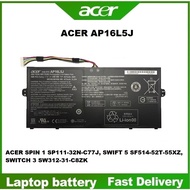 AP16L5J Battery ACER Aspire N17W3 Swift 5 SF514-52 52T 53T Spin 1 SP111-31N 32N 34N TMX514-51 X514-5