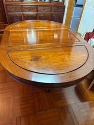 花梨4-6 人可伸縮餐桌