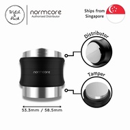 Normcore 53.3mm 58.5mm Distributor and Tamper Combo - Compatible with 54mm and 58mm portafilter