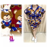 PIYAMA WANITA JUMBO TEDDY BEAR SAILOR HP KATUN IMPORT  BUSUI IBU HAMIL