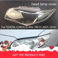 For COROLLA Altis Headlamp cover cap Left Right Front Headlight lens cover For TOYOTA COROLLA Altis ZRE15 2007 2008 2009 2010