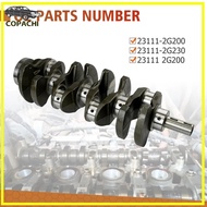 23111-2G200 G4KJ Engine Crankshaft For Hyundai Sonata Kia Forte Optima Sportage 2.4L With 1 Year War