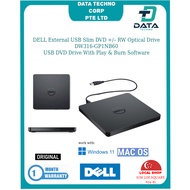 SG Local - Original DELL DW316 EXTERNAL USB SLIM DVD DRIVE WITH PLAY & BURN SOFTWARE