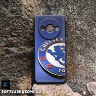 NEWEST REDMI A3 SOFTCASE 2024 | CASING PRO CAMERA | Flexible material | TB08 | CHELSEA FOOTBALL CLUB