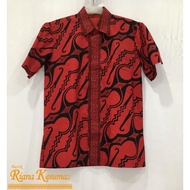 E16 Kotemporary Batik Cotton Shirt Size M Riana Kesuma Batik Shirt