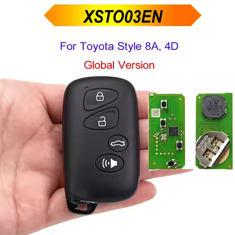 Xhorse XSTO03EN Global Version XM38 Universal Car Remote Key Fob For Toyota Style 8A, 4D 4A ALL in o