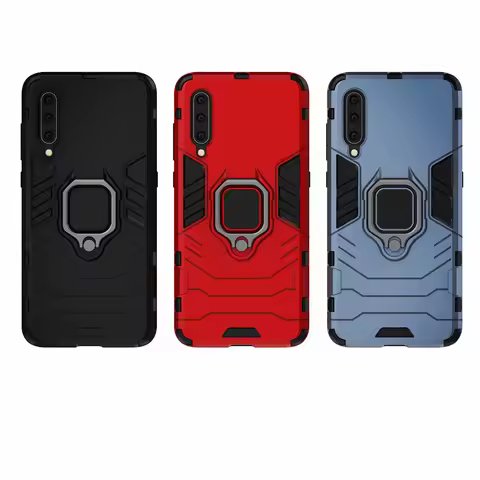 Shockproof Armor Case for Xiaomi Mi 9 Case Ring Holder Stand Phone Back Cover for Xiaomi Mi 9 Mi9 Xi